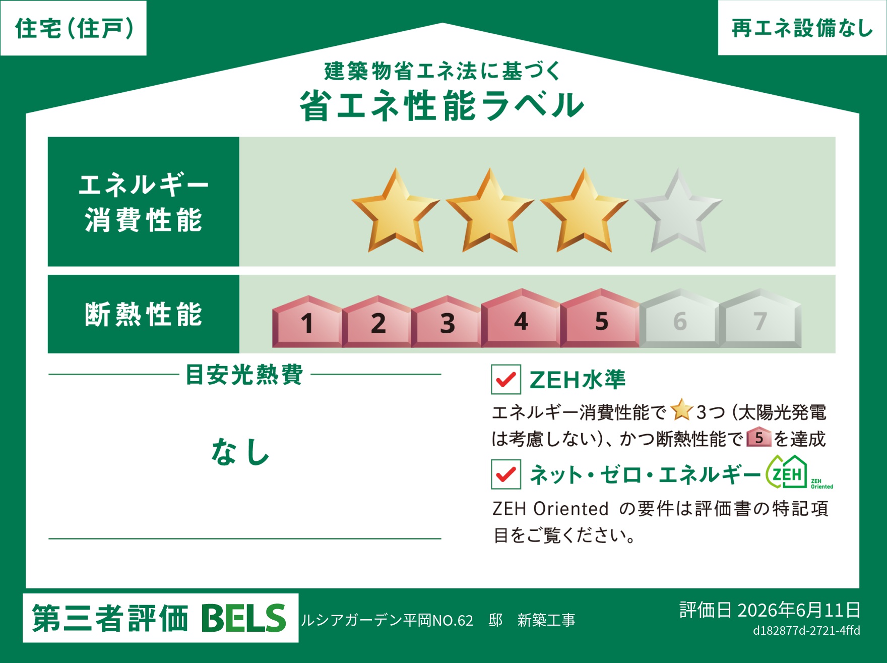 建築物省エネ法に基づく省エネ性能ラベル
