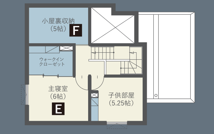 Fの間取り図